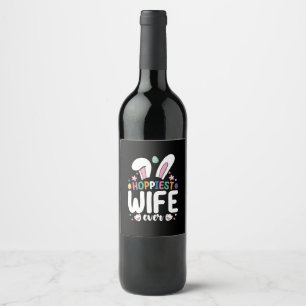 Étiquette Pour Bouteilles De Vin Épouse la plus optimiste de chaque famille OEufs l