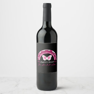 Étiquette Pour Bouteilles De Vin Équipe de soutien Vous n'êtes pas seul