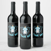 Étiquette Pour Bouteilles De Vin Équipe Garçon (Bouteilles)