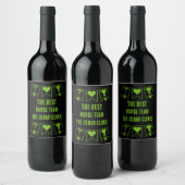 Étiquette Pour Bouteilles De Vin Équipe infirmière (Bouteilles)