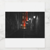 Étiquette Pour Bouteilles De Vin Escalier gothique (Étiquettes simples)