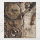 Étiquette Pour Bouteilles De Vin Escape Room Jeu fête d'anniversaire (Étiquettes simples)