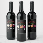 Étiquette Pour Bouteilles De Vin Esprit de vacances (Bouteilles)