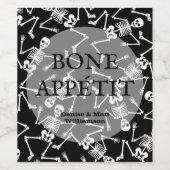 Étiquette Pour Bouteilles De Vin Esquisse (Étiquettes simples)