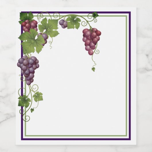 Étiquette Pour Bouteilles De Vin Étiquette bouteille de vin (Étiquettes simples)