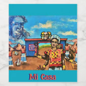 Étiquette Pour Bouteilles De Vin Étiquette d'art du vin (Étiquettes simples)