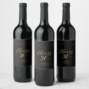 Étiquette Pour Bouteilles De Vin Étiquette de bière pour la fête d'anniversaire des