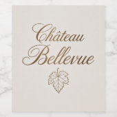 Étiquette Pour Bouteilles De Vin Étiquette de bouteille à vin (Étiquettes simples)