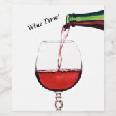 Étiquette Pour Bouteilles De Vin Étiquette de bouteille de vin (Étiquettes simples)