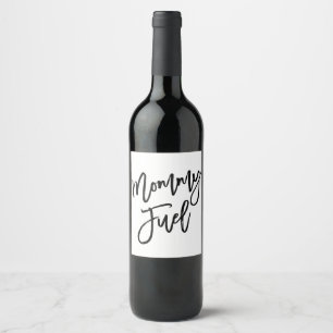 Étiquette Pour Bouteilles De Vin Étiquette de bouteille de vin à la main chic