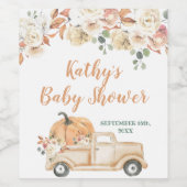 Étiquette Pour Bouteilles De Vin Étiquette de bouteille de vin de camion rustique p (Étiquettes simples)