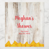 Étiquette Pour Bouteilles De Vin Étiquette de bouteille de vin Rustic Fiesta | Fou (Étiquettes simples)