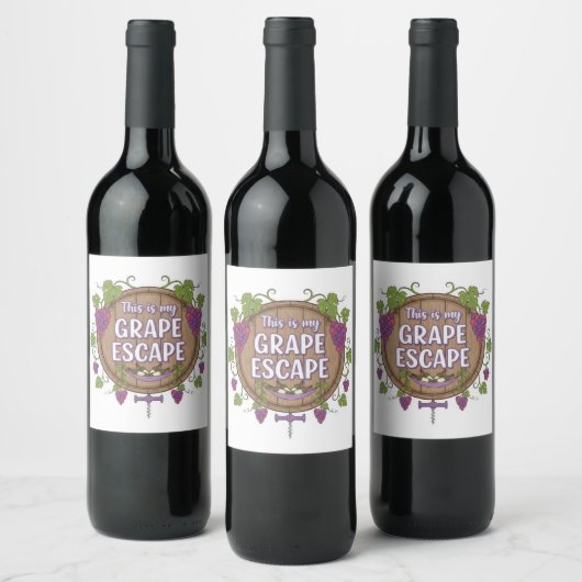 Étiquette Pour Bouteilles De Vin Étiquette de Bouteille pour le Moment du Vin (Bouteilles)