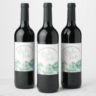 Étiquette Pour Bouteilles De Vin Étiquette de la proposition de la bonne de la feui