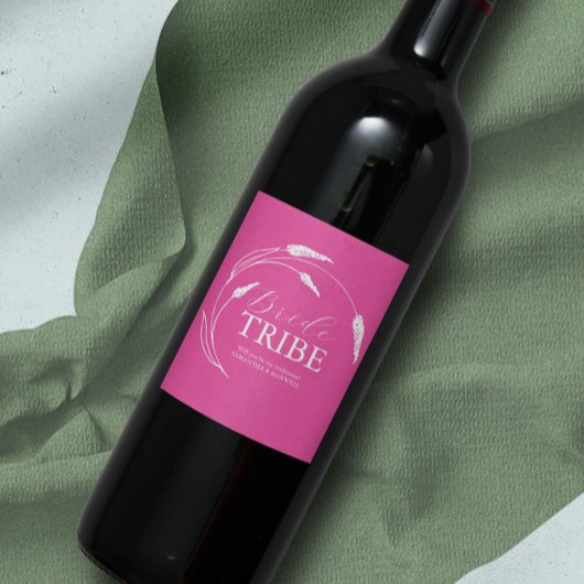Étiquette Pour Bouteilles De Vin Étiquette de la proposition de servante d'informat