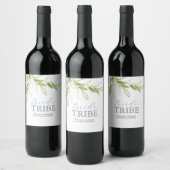 Étiquette Pour Bouteilles De Vin Étiquette de proposition d'aide d'entretien de cou (Bouteilles)