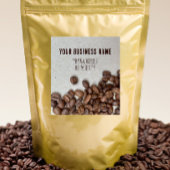 Étiquette Pour Bouteilles De Vin Étiquette de sac à café