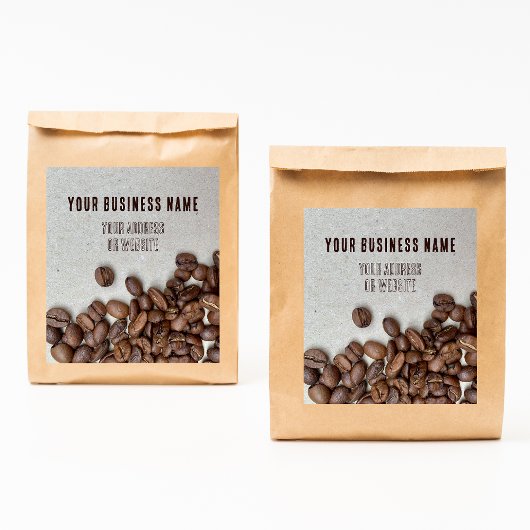 Étiquette Pour Bouteilles De Vin Étiquette de sac à café