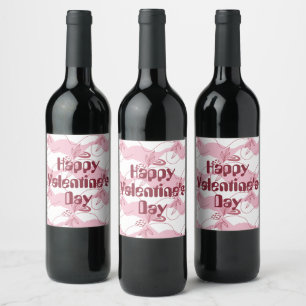 Étiquette Pour Bouteilles De Vin Étiquette de vin à motif minimaliste
