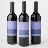 Étiquette Pour Bouteilles De Vin Étiquette de vin Coucher de soleil sur l'océan (Bouteilles)