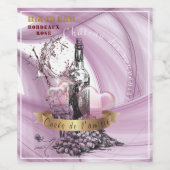 Étiquette Pour Bouteilles De Vin Étiquette de vin. Cuvée de l'amitié (Étiquettes simples)