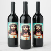 Étiquette Pour Bouteilles De Vin Étiquette de vin de Jésus ! (Bouteilles)