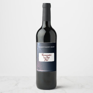 Étiquette Pour Bouteilles De Vin Étiquette de vin de la Saint-Valentin Romance dans