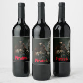 Étiquette Pour Bouteilles De Vin Étiquette de vin de pirate (Bouteilles)