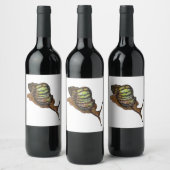 Étiquette Pour Bouteilles De Vin étiquette de vin d'escargot (Bouteilles)