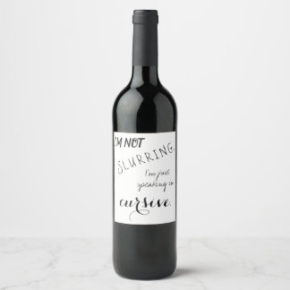 Étiquette Pour Bouteilles De Vin Étiquette de vin drôle