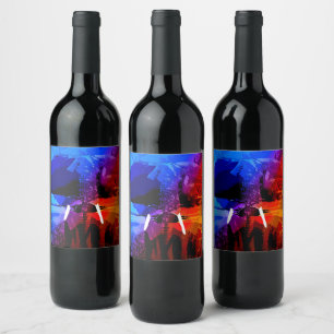 Étiquette Pour Bouteilles De Vin Étiquette de vin Elephant Dream