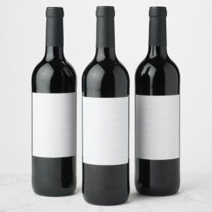 Étiquette Pour Bouteilles De Vin étiquette de vin florale noir blanc design minimal