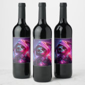 Étiquette Pour Bouteilles De Vin Étiquette de vin Grim Reaper (Bouteilles)