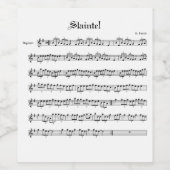 Étiquette Pour Bouteilles De Vin Étiquette de vin irlandais (Étiquettes simples)