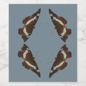 Étiquette Pour Bouteilles De Vin étiquette de vin papillon (Étiquettes simples)