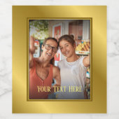 Étiquette Pour Bouteilles De Vin Étiquette de vin personnalisé (Étiquettes simples)