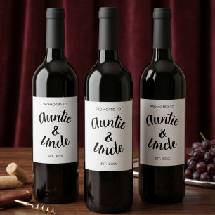 Étiquette Pour Bouteilles De Vin Étiquette de vin personnalisée pour la nomination