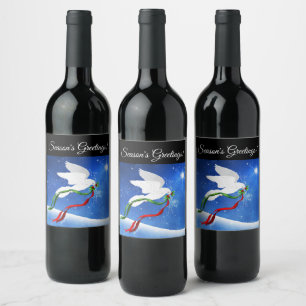 Étiquette Pour Bouteilles De Vin Étiquette de vin White Dove