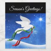 Étiquette Pour Bouteilles De Vin Étiquette de vin White Dove (Étiquettes simples)