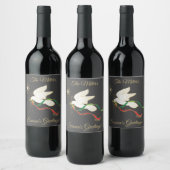 Étiquette Pour Bouteilles De Vin Étiquette de vin White Dove (Bouteilles)