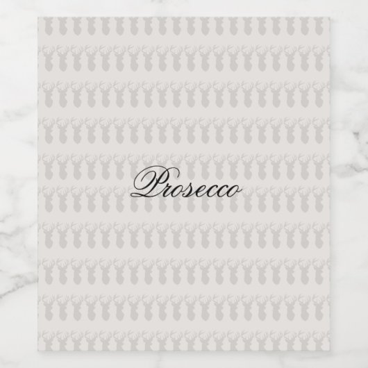 Étiquette Pour Bouteilles De Vin Étiquette du vin de Prosecco (Étiquettes simples)