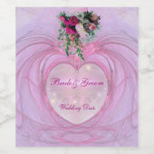 Étiquette Pour Bouteilles De Vin Étiquette Favor de mariage (Étiquettes simples)