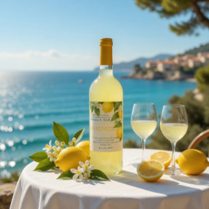 Étiquette Pour Bouteilles De Vin Étiquette personnalisée pour bouteille de Limoncel