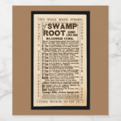 Étiquette Pour Bouteilles De Vin Étiquette publicitaire vintage - Huile de serpent (Étiquettes simples)