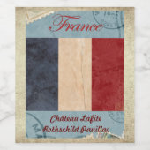 Étiquette Pour Bouteilles De Vin Étiquette Vin France (Étiquettes simples)