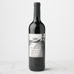 Étiquette Pour Bouteilles De Vin Étiquette VIN : "PEAR VINTAGE" PERSONNALISABLE