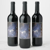 Étiquette Pour Bouteilles De Vin Étoiles de diamant en Carina Nebula Hubble Space (Bouteilles)