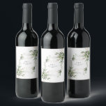 Étiquette Pour Bouteilles De Vin Éucalyptus botanique feuillu Branche de verdure mo<br><div class="desc">Elégant Blanc Feuilleté Botanique Eucalyptus Moderne Végétation Branche Vin Mariage Étiquette. Cela fera partie de la suite. #pampasgrass #jungleMariage #jungleinvitation #coralmariage #weddingmenu #désertons #lasvegasMariage #terracottamariage #peachmariage #pampasweddmenu #pampas #terracotta #corail #peach #naturalmariage #driedgrass #driedpampas #wabisabimariage #nature #mariage</div>