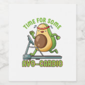 Étiquette Pour Bouteilles De Vin Exercice d'entraînement Drôle Humour Citations (Étiquettes simples)