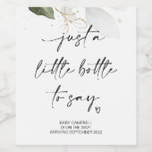 Étiquette Pour Bouteilles De Vin Faire-part de grossesse bébé révéler à maman d'êtr (Étiquettes simples)